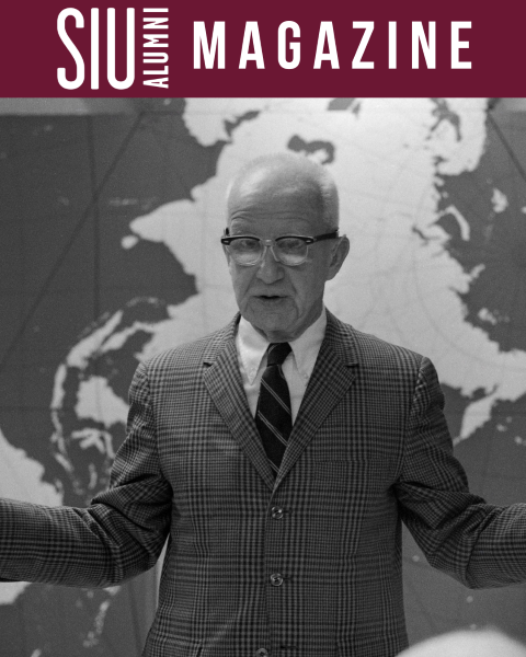 alumni magazine cover