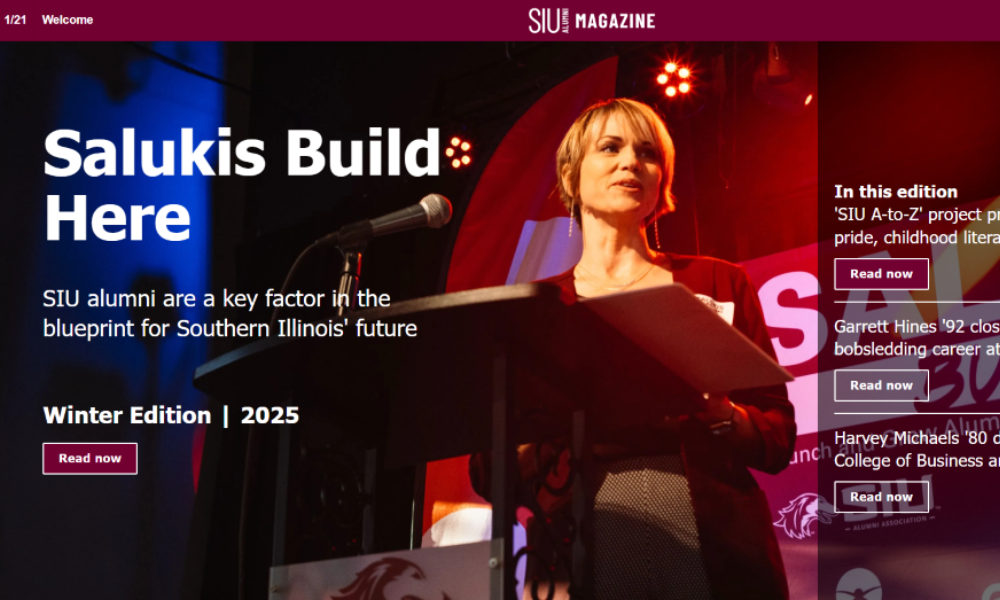 alumni magazine cover